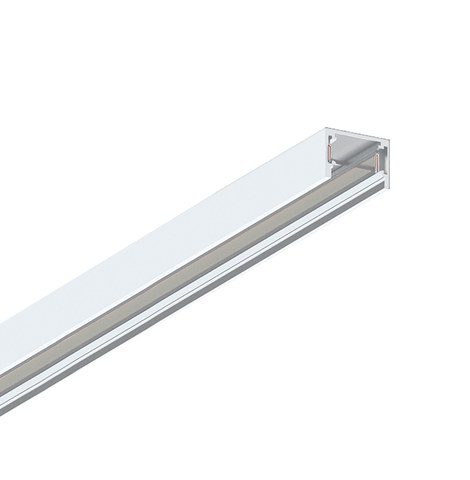 Viokef Slim Magnetic Track Rail White 2m 48V with End Caps and Cover — manufacturer representative image