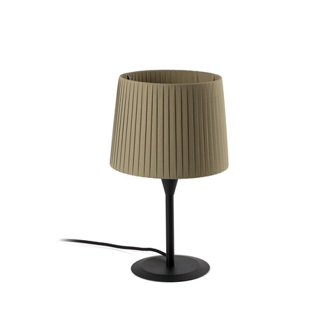 Faro Barcelona SAMBA S Black/ribbon green mini table lamp — manufacturer representative image