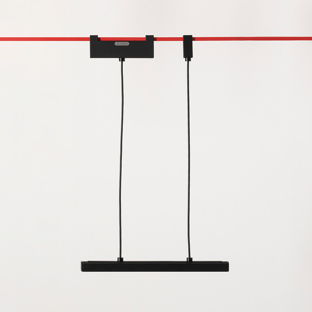 Artemide Sharping Suspension Module 8 LED - 315mm - 24° - 2700K - Black - APP Compatible — FU80004APP — manufacturer representative image