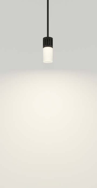 Viabizzuno david chipperfield dc01 sanded — Vb9.580.05.s — installed appearance; diffuser accessory