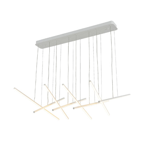 ACA Lighting CORE- PENDANT LIGHT SAND WHITE ALUMINUM+ SILICONE LED 80W CCT CCT 2800K-3200K-4000K 3200LM IP20 — manufacturer representative image