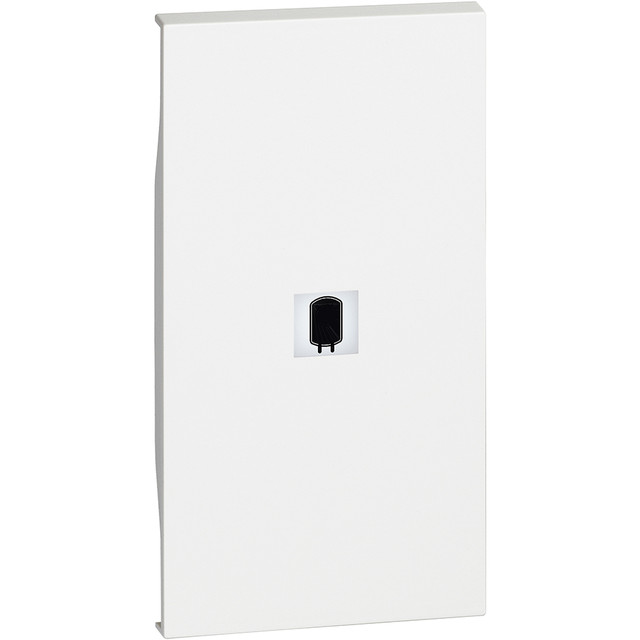 BTicino Lightable cover with boiler symbol — KW01M2SN