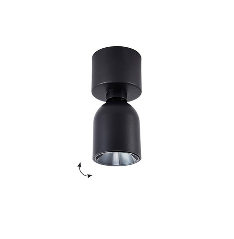 Viokef Ceiling Spot Light Black Lot — manufacturer representative image