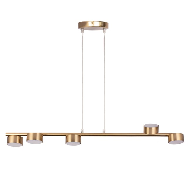 Sigma Pendant lamp PUNTO 5 gold szczotkowany 40829