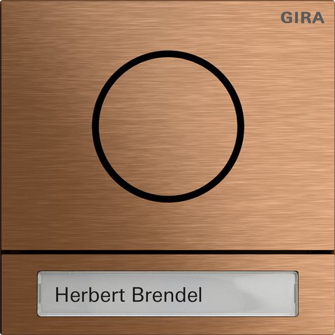 Gira System 106 door station module bronze — 5565921