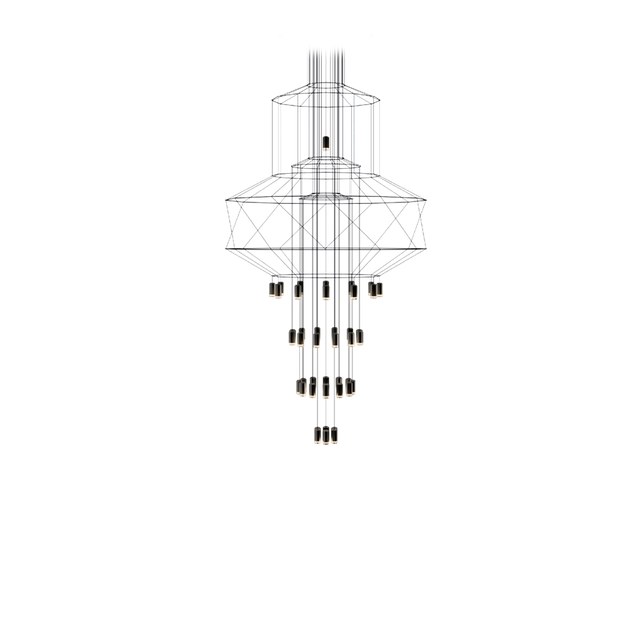 Vibia Wireflow chandelier 0374 product view