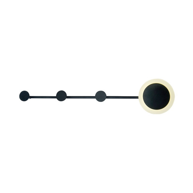 ACA Lighting NETTO WALL MOUNTED LIGHTING LED 7W 3000K 560LM BLACK METALLIC 70Χ7Χ15CM VALENTINO — ZM71LEDW70BK