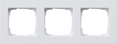 Gira E2 cover frame for flat installation pure white glossy pure white glossy — 0213295