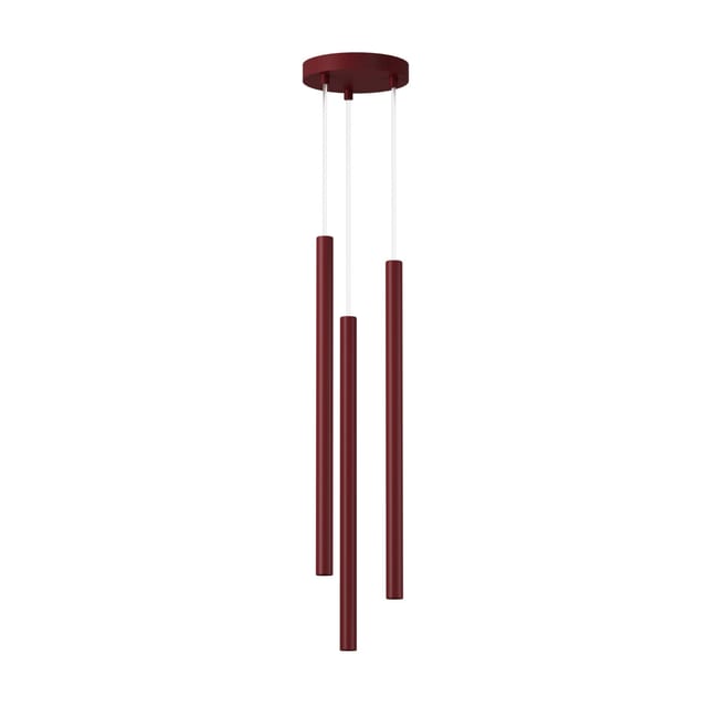 Sigma Pendant lamp SOPEL 3 round bordowy 41831