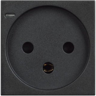 BTicino Israeli standard socket 2P+E 16A 250 Vac (item sold in box packaging) — RG4183P
