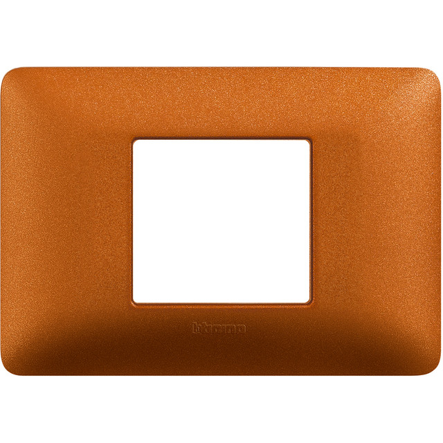 BTicino Cover plate 2 modules centred — AM4819TRT