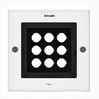Artemide Ego 220 downlight Square 5° 3000K Aluminium IK10 — T4067NSPW00