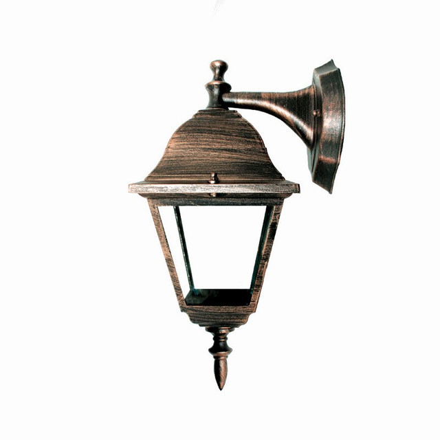 ACA Lighting SQUARE LANTERNS E27 60W RUST — HI6042R