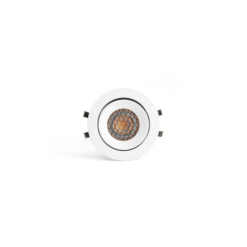 Faro Barcelona KIVI White adjustable recessed 5W 2700K 36° IP44 — manufacturer representative image