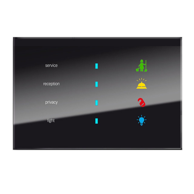 Blumotix Panel Control Hotel Room cover — Panel Control Hotel Room — BX-F-F120B