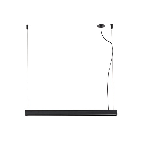 Faro Barcelona VICO 600 Black pendant lamp with recessed canopy — manufacturer representative image