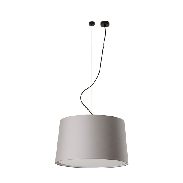 Faro Barcelona WINDSOR Black/grey offset pendant lamp — 20231-132