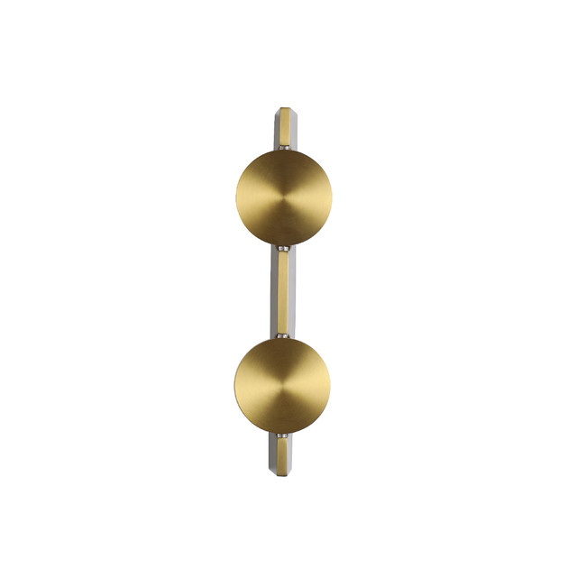 ACA Lighting TWO LIGHT WALL LIGHTING - COPPER METAL LED 2X 5W 2700K 220V-240V IP20 100x100x380mm — MW2505832BR