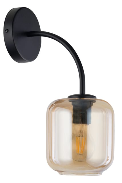 Sigma SHINE Wall lamp black bursztynowy — 32246