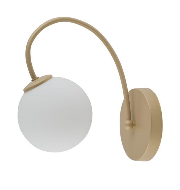 Sigma VELVET Wall lamp gold beż — 33358