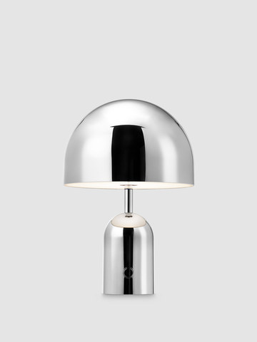 Tom Dixon Bell Portable Light V2 | Polished Silver | Tom Dixon — manufacturer representative image