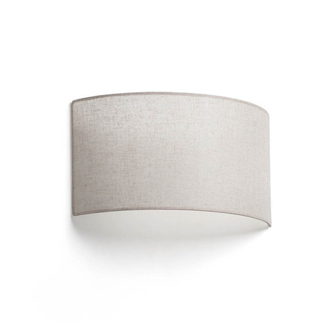 Faro Barcelona OTTON R Horizontal round Linen wall lamp 2L — manufacturer representative image