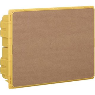 BTicino Flush-mounting box (yellow) 12 modules for LINEA SPACE and E215 series switchboards — F315S12