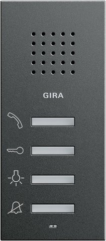Gira Surface-mounted home station anthracite System 55 — 125028