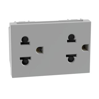 BTicino Euro/American standard Duplex socket outlets 2P+E 16 A 127/250 Va.c. — JG4185