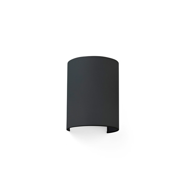 Faro Barcelona COTTON R Round black wall lamp vertical 1L — 66408