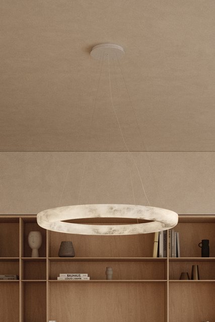 United Alabaster RING — alabaster pendant luminaire