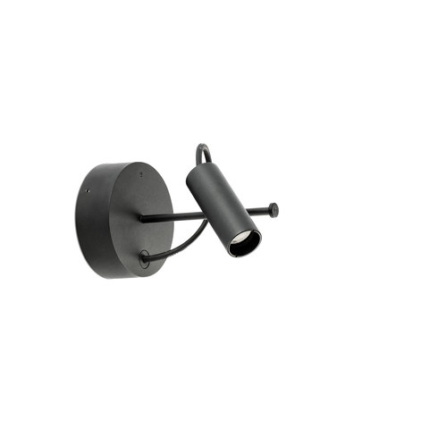 Faro Barcelona CLAP Black wall lamp/ceiling 6W 3000K 38º — manufacturer representative image