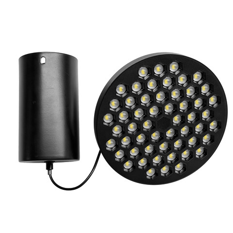 ACA Lighting Pendand Honeycomb Light - 18W Black with Black Reflector/Ra>80/2350lm/3000K — manufacturer representative image