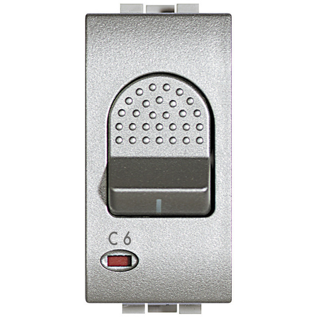 BTicino Thermal magnetic circuit breaker 2 poles with 1P protected - 6A 230 Vac Icn= 1500A — NT4301/6
