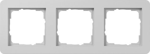 Gira E1 cover frame grey matt grey matt (lacquered) — 0213154