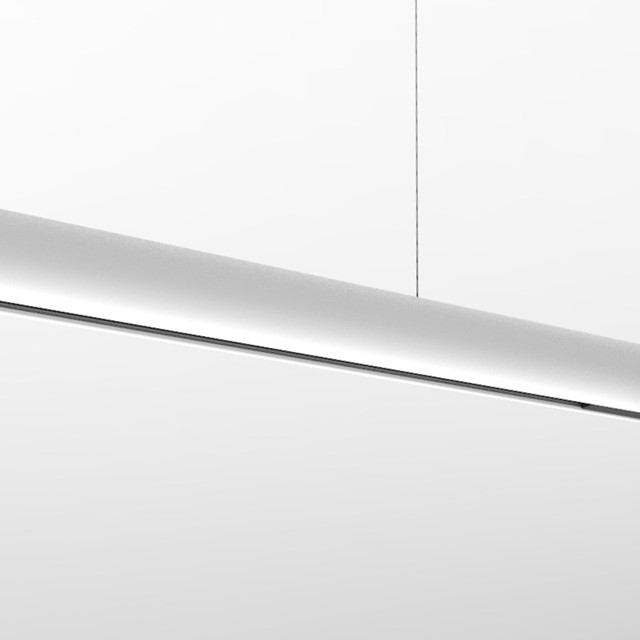 Artemide Gople System - Track - Linear Direct + Indirect Light - 1180mm - White — CB00601 — manufacturer representative image