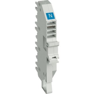 BTicino Base for connection plug-in BTDIN 1P - N - blue — TC80NP