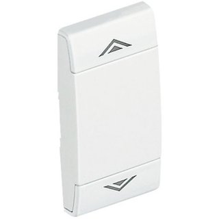 BTicino Key cover for 2 functions with illuminated lens - with screen printing UP DOWN — N4911AHN