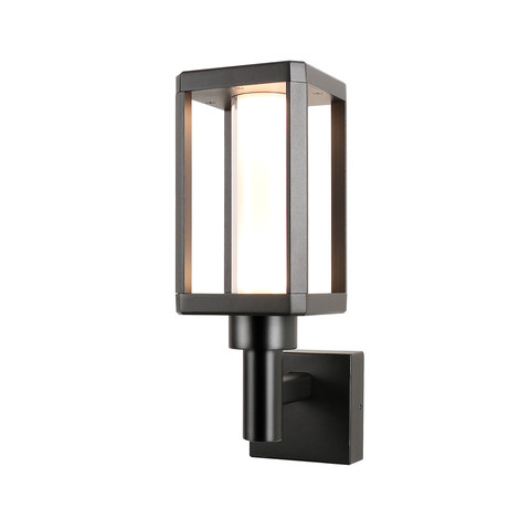 ACA Lighting Outdoor Wall Light 12W 780LM 3000K IP65 Black — manufacturer representative image