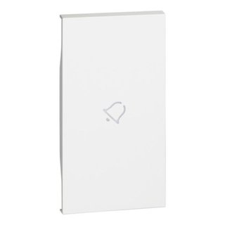 BTicino Lightable cover with bell symbol — KW01M2D