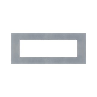 AVE SMART EASY S44 TECHNOPOLYMER PLATE, ALLUMIA TECH GREY COLOUR – GLOSSY FINISH – 7 MOD. — 44PSME7ALS