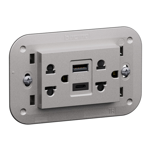 BTicino Euro american standard 2 P+E 16 A - 127/250 Va.c. — KS4185AC