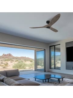 Zambelis 20259 FAN CEILING 55W COFFEE WOOD BLADES
