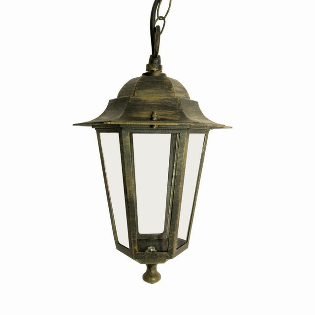 ACA Lighting GARDEN SUSPENDED LIGHT BLACK — HI6025GB