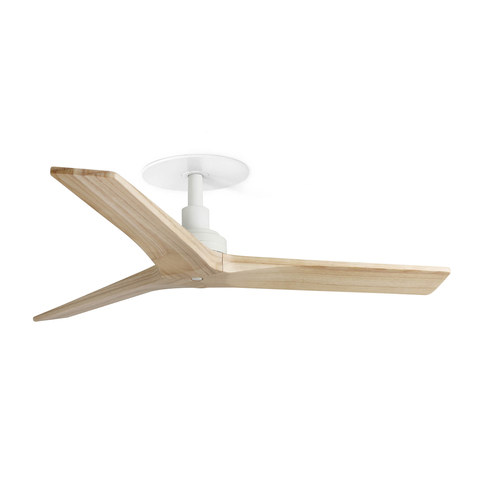 Faro Barcelona KLIM RECESSED S Ceiling fan white/pine — manufacturer representative image