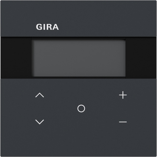 Gira room climate sens. HVAC Standard KNX System 70 anthracite(lac.) — 200673 — manufacturer representative image