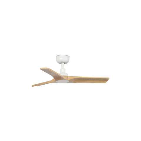 Faro Barcelona HEYWOOD S Ceiling fan white/pine — manufacturer representative image