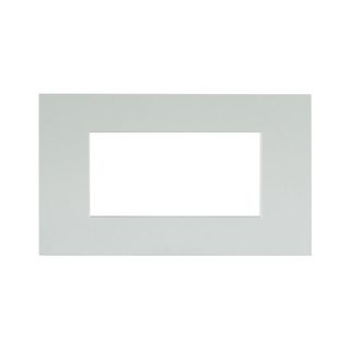 AVE SMART EASY S44 TECHNOPOLYMER PLATE, WHITEK WHITE COLOR – MATT FINISH – 4 MOD. — 44PSME4BO