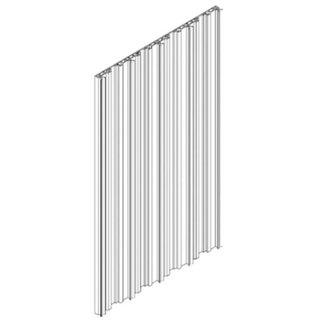 BTicino FONDOATTIVO for cabinets MAS400 - H= 1900mm — TCFA