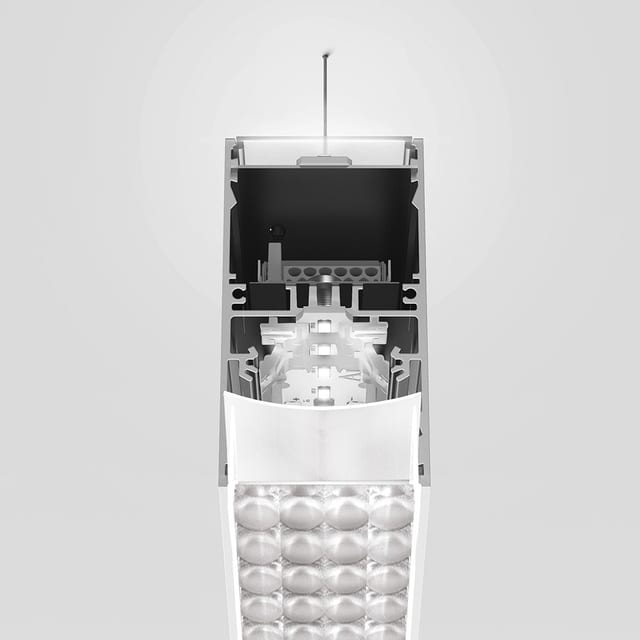 Artemide A.39 Suspension - 2368mm - Direct + Indirect Emission - 3000K - Undimmable - White — AT23501